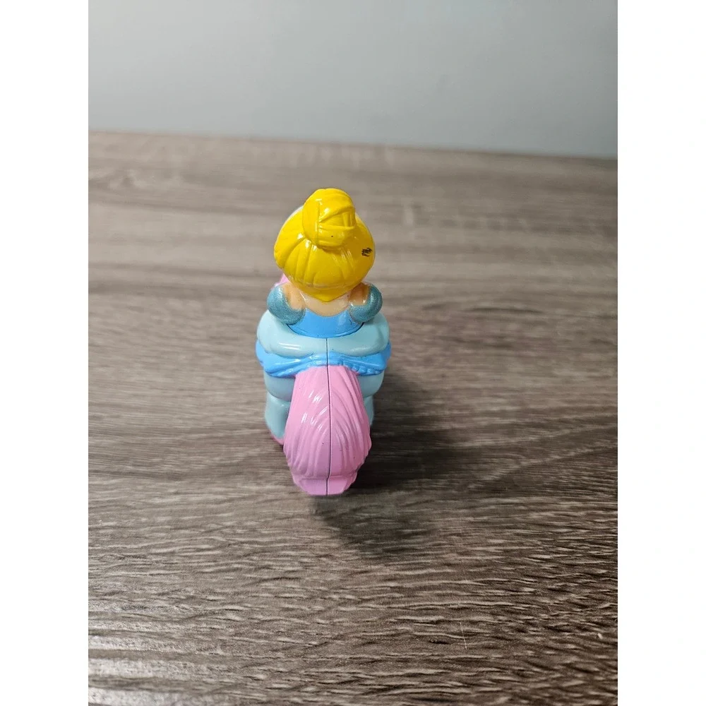 Little People Klip Klop Disney Princess Cinderella Blue And Pink Hair Horse Toy